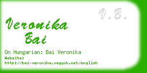 veronika bai business card